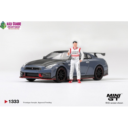 MINI GT 1/64  - Nissan GT-R Nismo 2024 Tsukuba Production Car Lap Record W/ Matsuda Figure Tsugio Matsuda Collection - (PRE-ORDER)