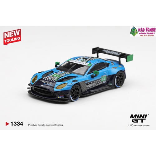 MINI GT 1/64  - Aston Martin Vantage GT3 Evo #44 Magnus Racing 2025 IMSA Daytona 24 Hrs - NEW TOOLING - (PRE-ORDER)
