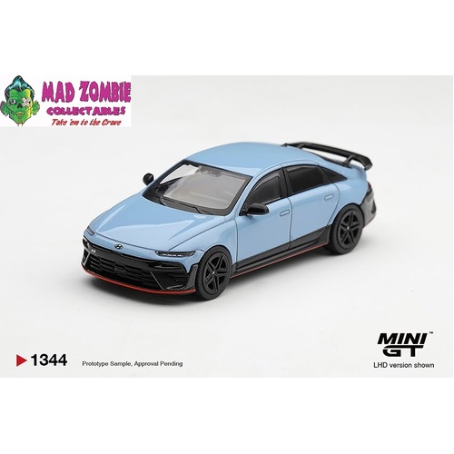 MINI GT 1/64 - Hyundai Ioniq 6 N Performance Blue Pearl - PRE-ORDER