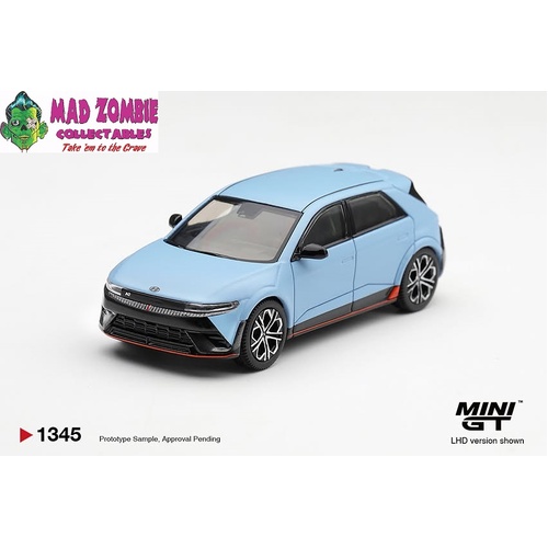 MINI GT 1/64 - Hyundai Ioniq 5 N Performance Blue Matt - PRE-ORDER