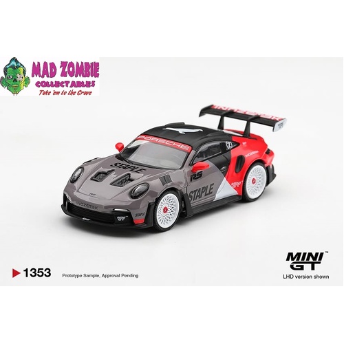 Mini GT 1/64 - Porsche 911 GT3 RS STAPLE x INOZETEK - (PRE-ORDER)