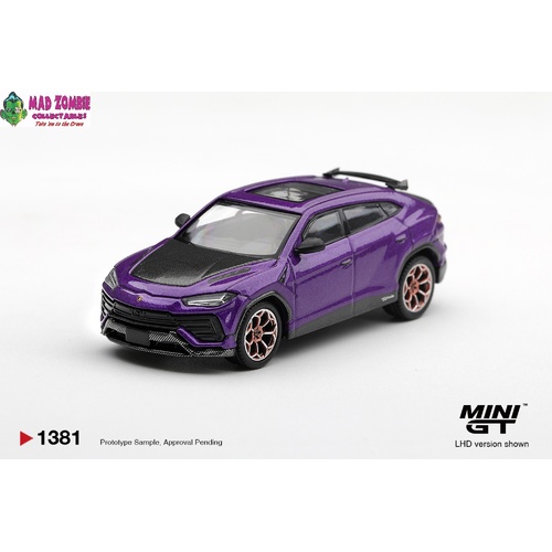 Mini GT 1/64 - Lamborghini Urus Performante Viola Pasifae - (PRE-ORDER)