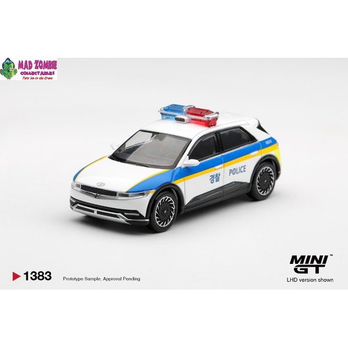 Mini GT 1/64 - Hyundai Ioniq 5 Police Car - (PRE-ORDER)