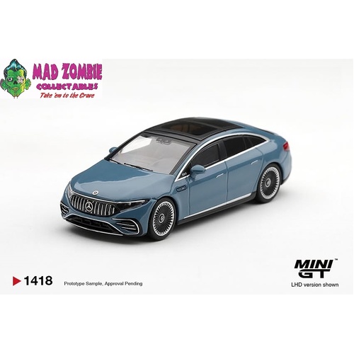 Mini GT 1/64 - Mercedes-AMG EQS 53 Blue - (PRE-ORDER)