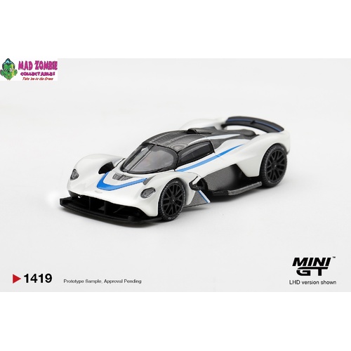 Mini GT 1/64 - Aston Martin Valkyrie Escaping White - (PRE-ORDER)