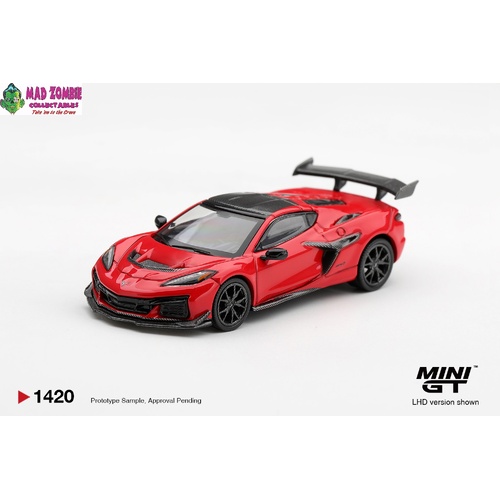 Mini GT 1/64 - Chevrolet Corvette ZR1 Torch Red - (PRE-ORDER)