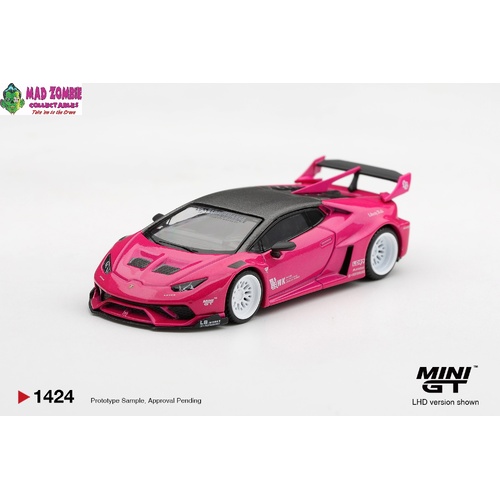 Mini GT 1/64 - LB★WORKS Lamborghini Huracán GT Ruby Purple - (PRE-ORDER)