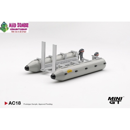 MINI GT 1/64  - Camel Trophy Pontoon Raft - (PRE-ORDER)