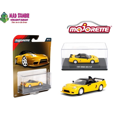 Majorette 1/64 Collection Series - 1995 Honda NSX-R GT Yellow