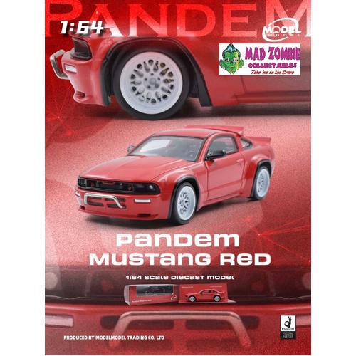Model Model 1/64 - Pandem Mustang Red - PRE-ORDER