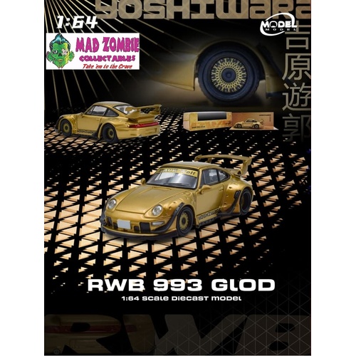 Model Model 1/64 - RWB 993 Gold - PRE-ORDER