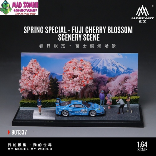 MoreArt 1/64 Scale - Fuji Cherry Blossom Scenery Scene - (PRE-ORDER)