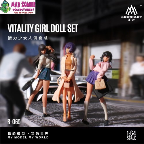 MoreArt 1/64 Scale - Vitality Girl Doll Set (Resin Figure) - (PRE-ORDER)