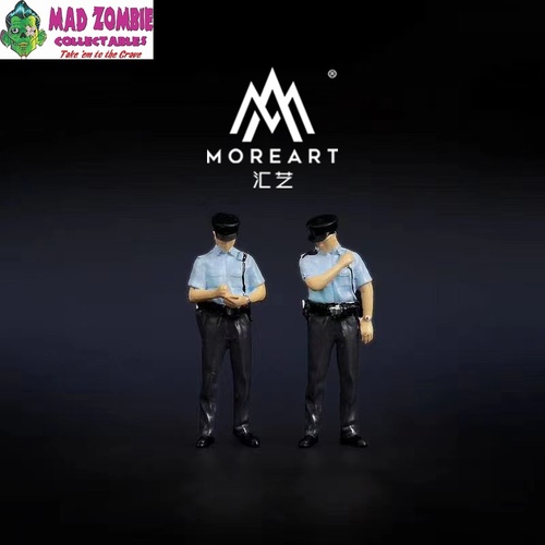 MoreArt 1/64 Scale - Police Figure Set (Resin Model) - (PRE-ORDER)