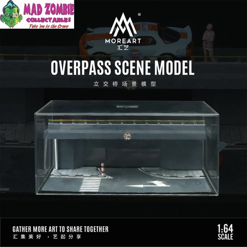 MoreArt - 1/64 Scale - One-Piece Diorama Overpass Theme