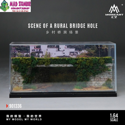 MoreArt 1/64 Scale - Rural Bridge Scene - (PRE-ORDER)