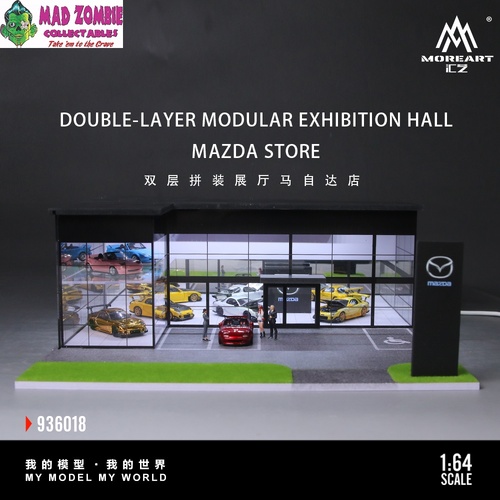 MoreArt 1/64 Scale - Double-Story Mazda Showroom - (PRE-ORDER)