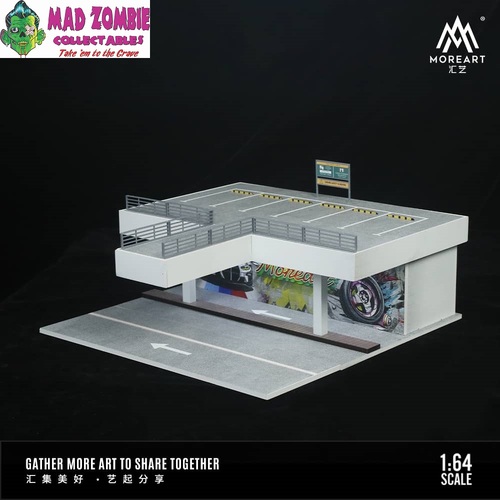 MoreArt 1/64 Scale - Double Layered Fence Outdoor Parking Lot Diorama