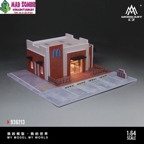 MoreArt 1/64 Scale - McDonald's Restaurant in Sedona, Arizona, USA ( Turquoise Arches) - (PRE-ORDER)