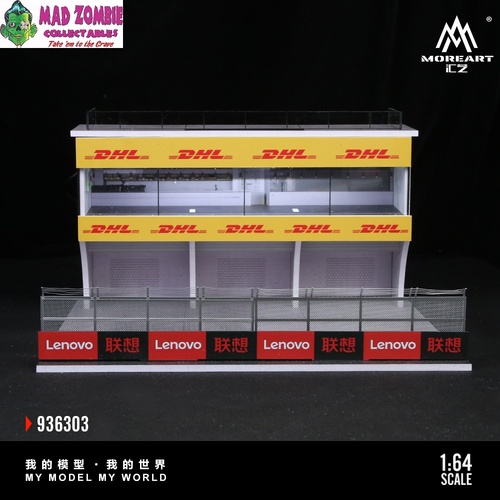 MoreArt 1/64 Scale -  Porsche Carrera Cup Asian 3D Room Scene - (Lighted) - (PRE-ORDER)