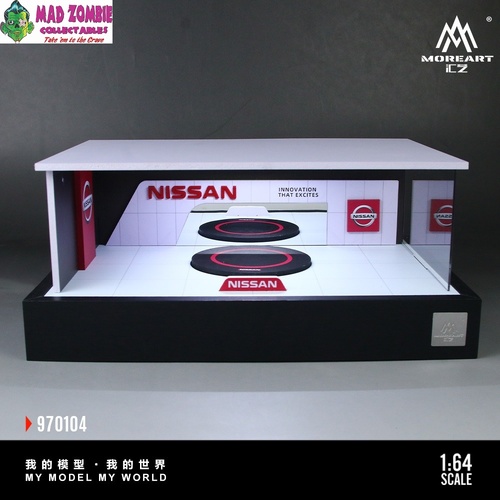 MoreArt 1/64 Scale - Nissan Rotating Booth Exhibition Hall - (PRE-ORDER)
