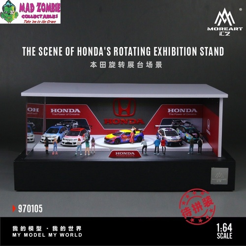 MoreArt 1/64 Scale - Honda Rotating Booth Exhibition Hall - (PRE-ORDER)