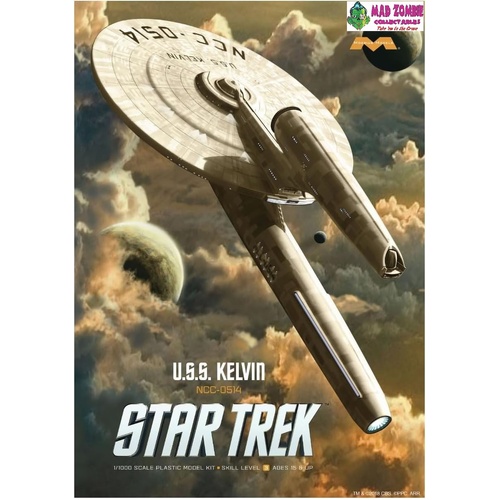 Moebius 1/1000 Star Trek: USS Kelvin Plastic Model Kit