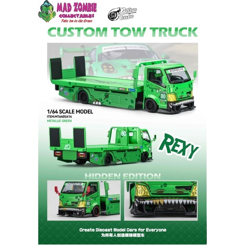 Micro Turbo 1/64 -300 Series II - Custom Tow Truck Rexy Livery Metallic Green - (PRE-ORDRE)
