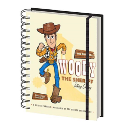 Toy Story 4 - Woody Retro A5 Notebook