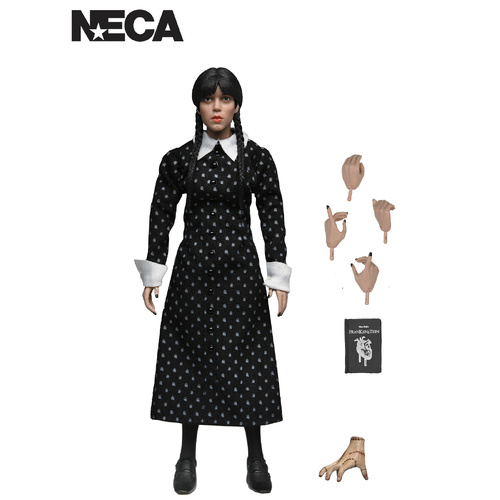 Wednesday – Wednesday Addams (Classic Dress) 8" Clothed Action Figure