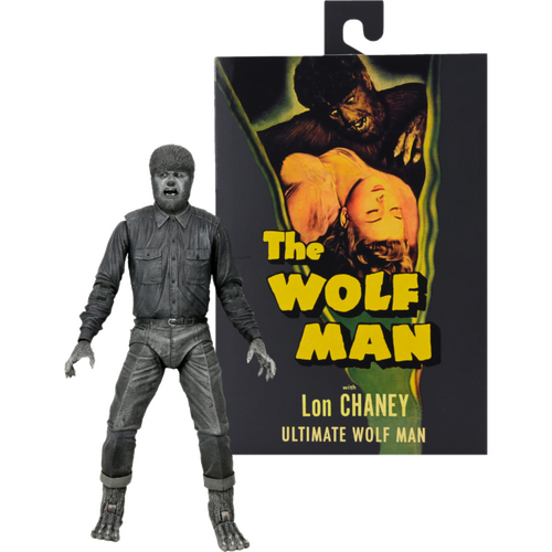 The Wolf Man (1941) - Wolf Man (Black & White) Ultimate 7" Scale Action Figure