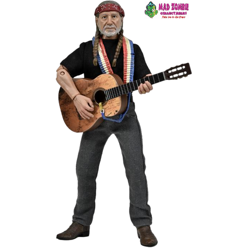 Willie Nelson - Willie Nelson Clothed 8” Action Figure