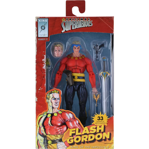 Flash Gordon - Flash Gordon King Features The Original Superheroes 7" Scale Action Figure