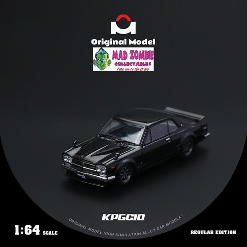 Original Model 1/64 Scale - Nissan KPGC10 Black - (Pre-Order)