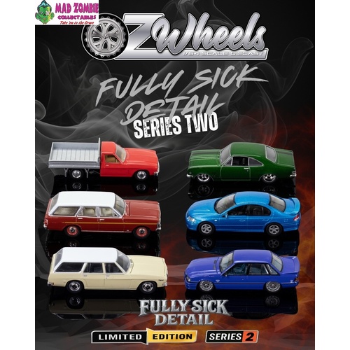 Oz Wheels - Release 2 Fully Sick Detail OZ Wheels Set of 6 (Possible Chase Supplied) - PRE ORDER