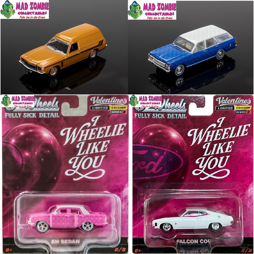 Oz Wheels - Valentines Day 2026 FSD Oz Wheels 4 Assorted (His  & Hers)  (Possible Chase Supplied) - PRE ORDER