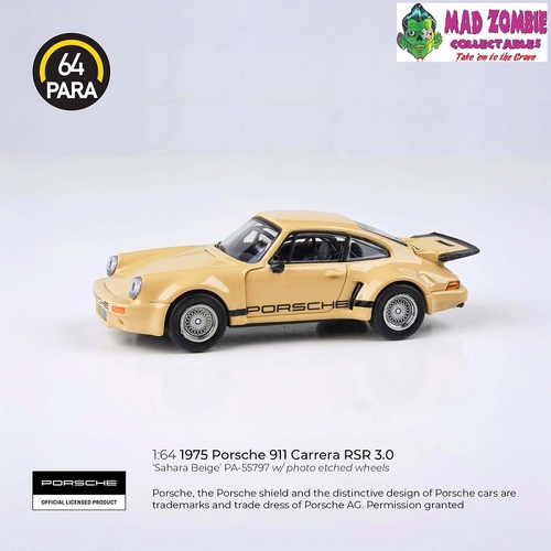 Para 64 - Porsche 911 Carrera RSR 3.0 Sahara Beige w/ photo etch wheels LHD 