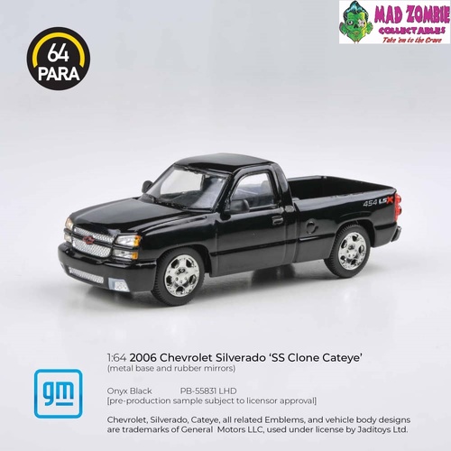 Para 64 - 2006 Chevrolet Silverado Single Cab (Cateye) Black Color (PRE-ORDER)