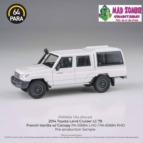 Para 64 - 2014 Land Cruiser LC79 White RHD (PRE-ORDER)