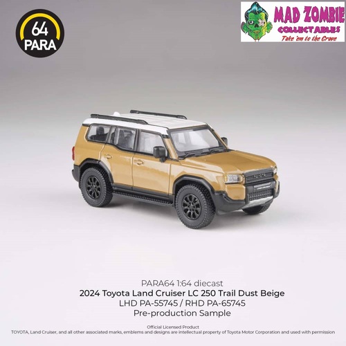 Para 64 - 2024 Prado 250 Yellow Trail Dust RHD (PRE-ORDER)