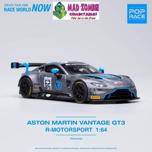 Pop Race 1/64 Scale - Aston Martin GT3 R Motorsports