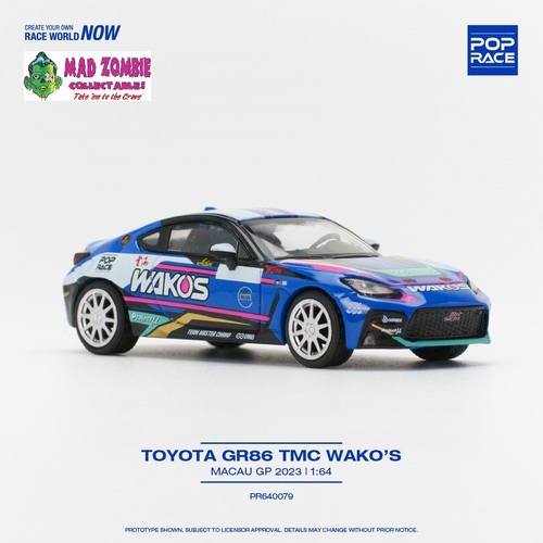 Pop Race 1/64 Scale - TMC WAKOS GR 86 MACAU GP 2023