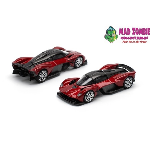 Pop Race 1/64 Scale - ASTON MARTIN VALKYRIE SUPERNOVA RED (PRE-ORDER)