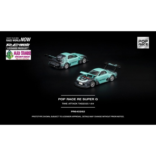 Pop Race 1/64 - POP RACE RE SUPER G TIME ATTACK TAS 2025 - PRE-ORDER