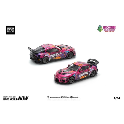 Pop Race 1/64 Scale - DARWIN PRO 66G WBK SUPRA (A90)  - 1087X LION DANCE - PRE-ORDER