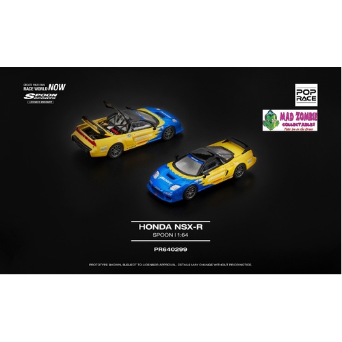 Pop Race 1/64 - HONDA NSX-R SPOON SPORTS - PRE-ORDER