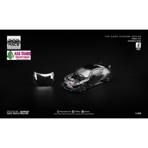 Pop Race 1/64 - PANDEM GR 86 DARK CHROME - PRE-ORDER