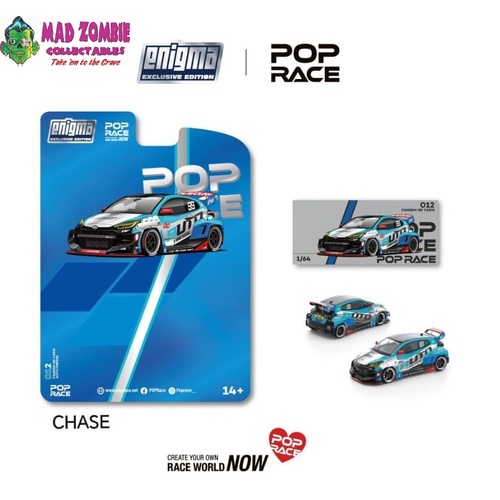 Pop Race 1/64 Scale - Pandem Rocket BunnyGR Yaris Auto Finesse Livery - PRE-ORDER