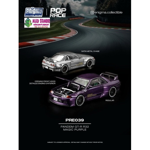 Pop Race 1/64 - LB SUPER SILHOUETTE RX7 (FD3S) - PRE-ORDER