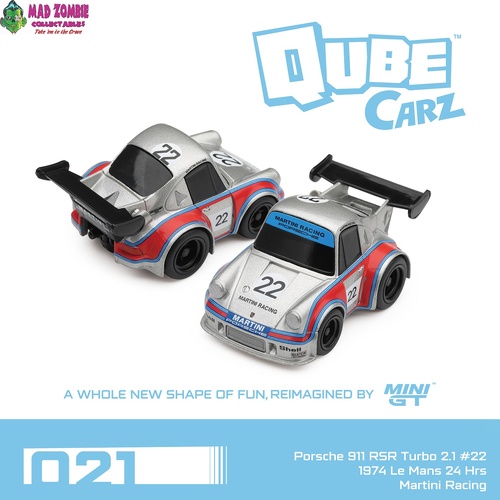 MINI GT Qube Carz - Porsche 911 Carrera RSR Turbo 2.1 #21 Le Mans 1974 / Blister packaging - PRE ORDER